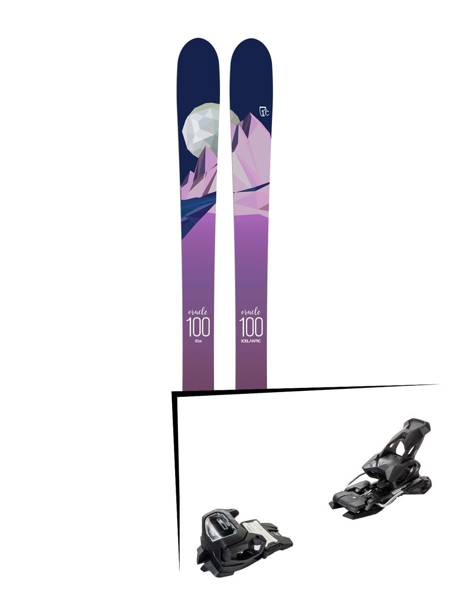 Set: Icelantic Oracle 100 2018 + Tyrolia Attack² 14 AT solid black - Bild 1