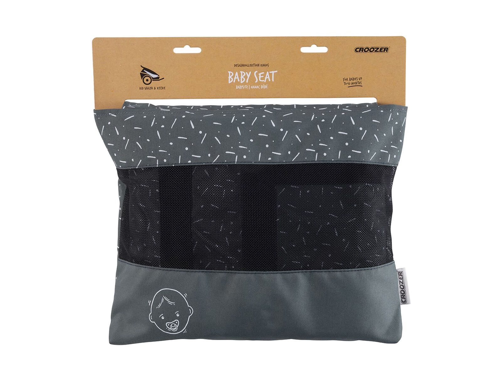 Croozer Babysitz (ab 2014), graphite blue/white - Bild 3