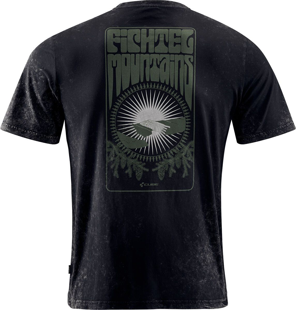 Cube Organic T-Shirt Gravity-Fit Fichtelmountains, black - Bild 2
