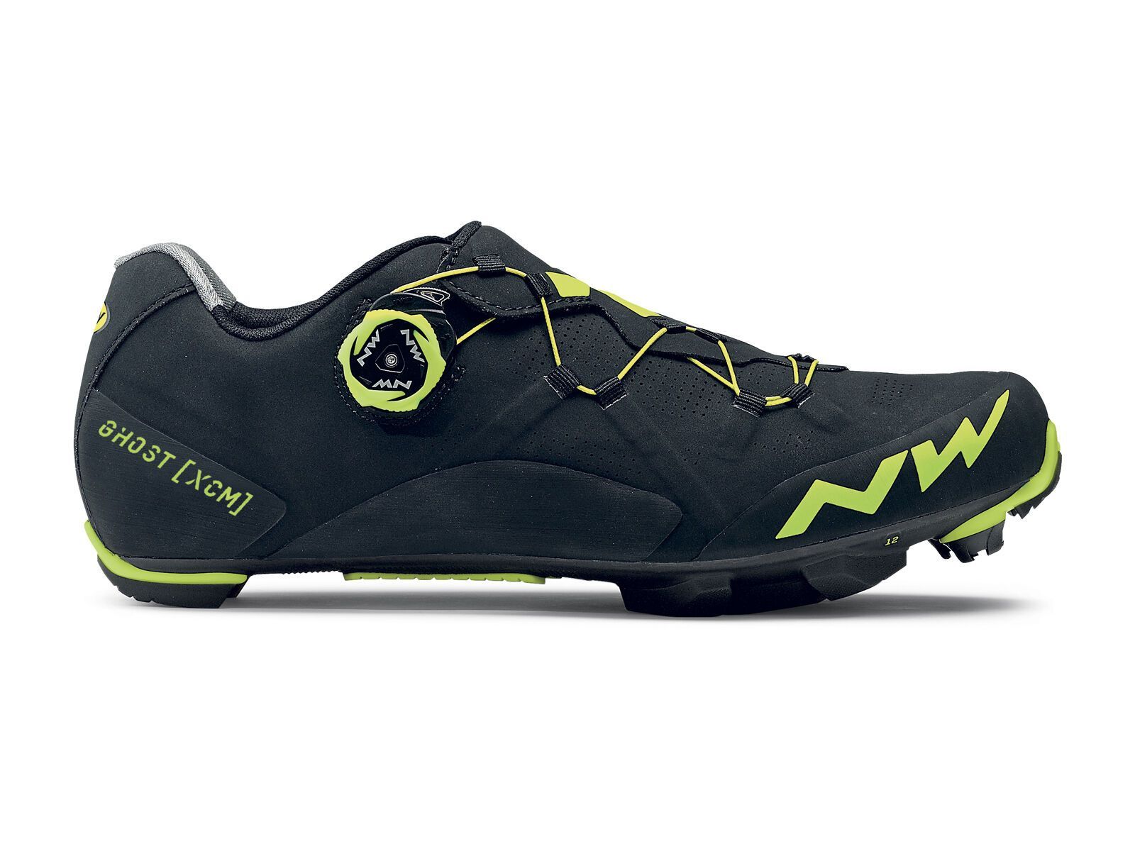 Northwave Ghost XCM, black/yellow fluo - Bild 1