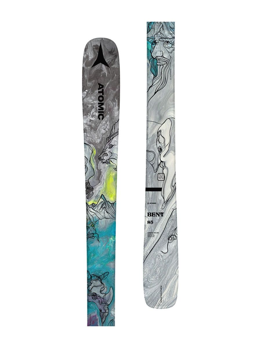 Atomic Bent 85, grey metallic/blue - Bild 4