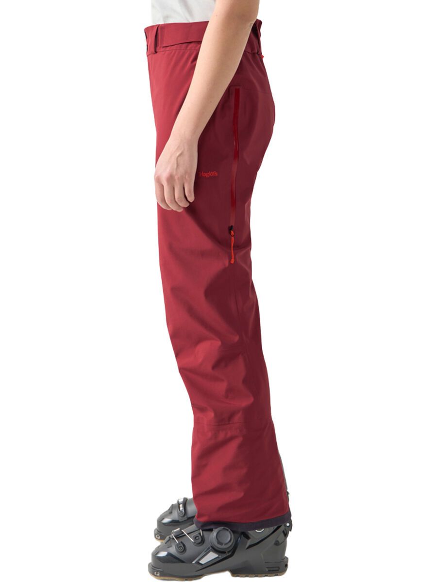 Haglöfs Alper Proof Pant Women, carmine red - Bild 4