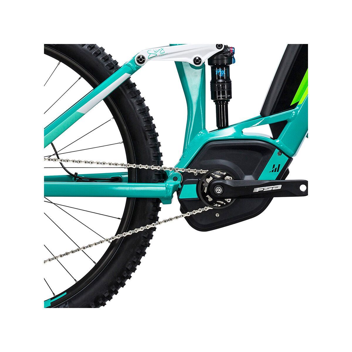 Cube Sting WLS Hybrid 120 SL 500 27.5, mint´n´flashgreen - Bild 3