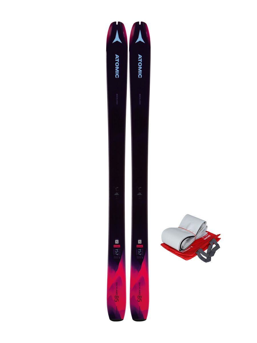 Set: Atomic Backland 85 W + Hybrid Skin 85 2019 + Salomon Warden MNC 13 black/grey - Bild 2