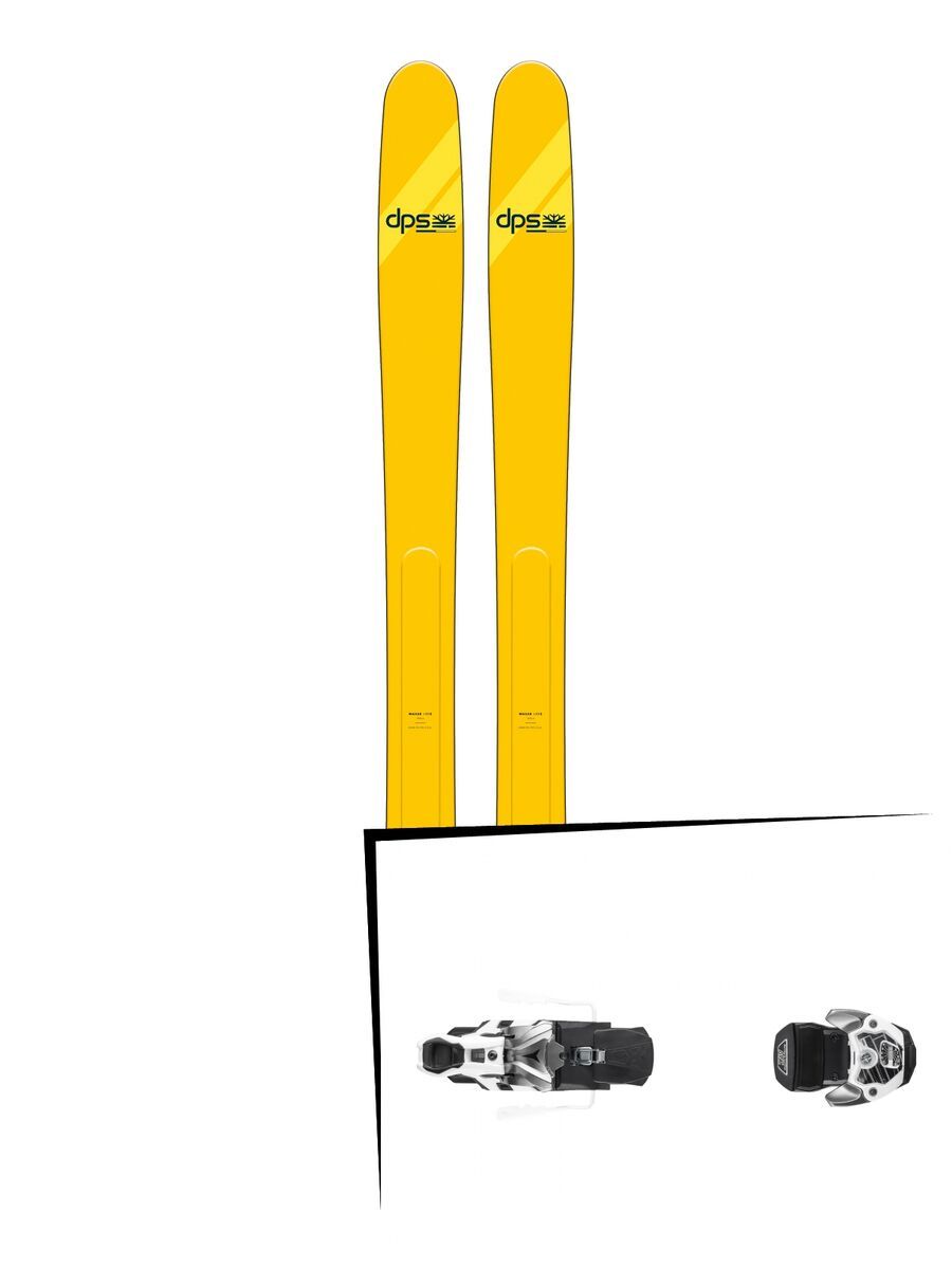 Set: DPS Skis Wailer A112 Alchemist 2018 + Atomic Warden MNC 13 gun metal/white - Bild 1