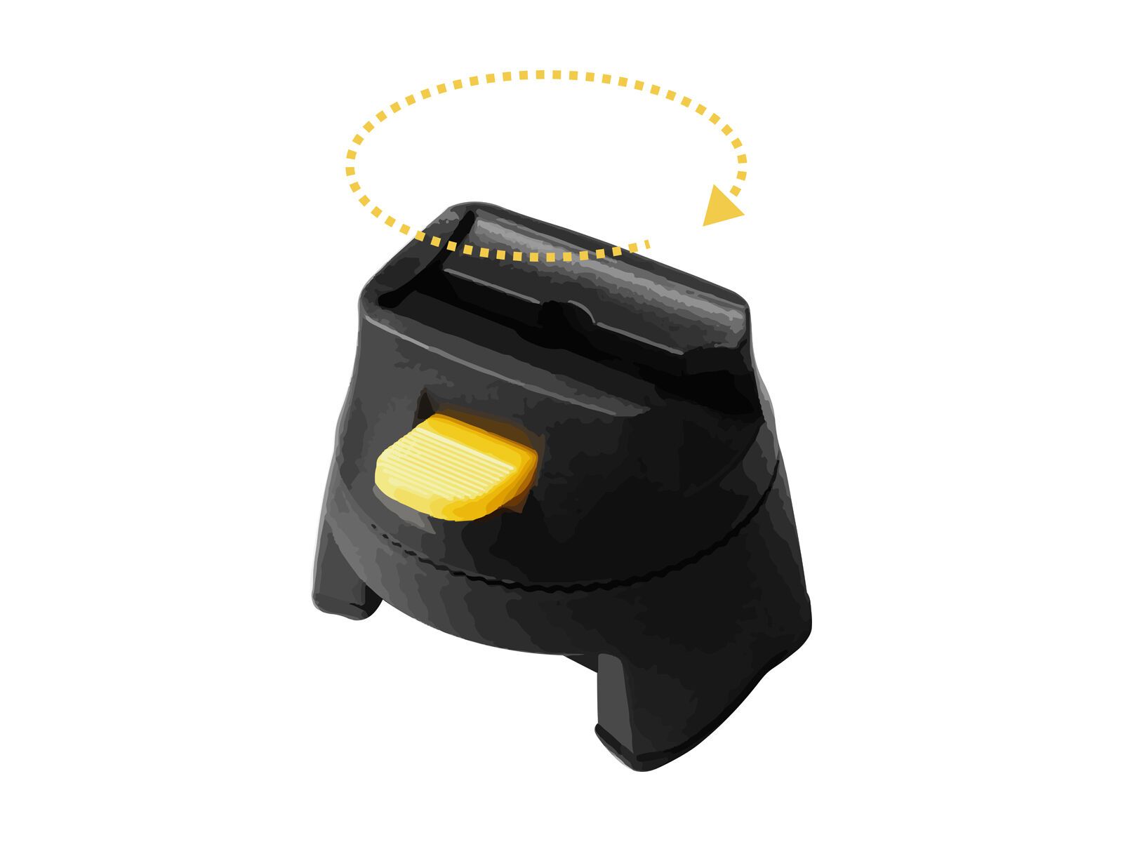 Tex-Lock Bügelschlosshalterung, black - Bild 2