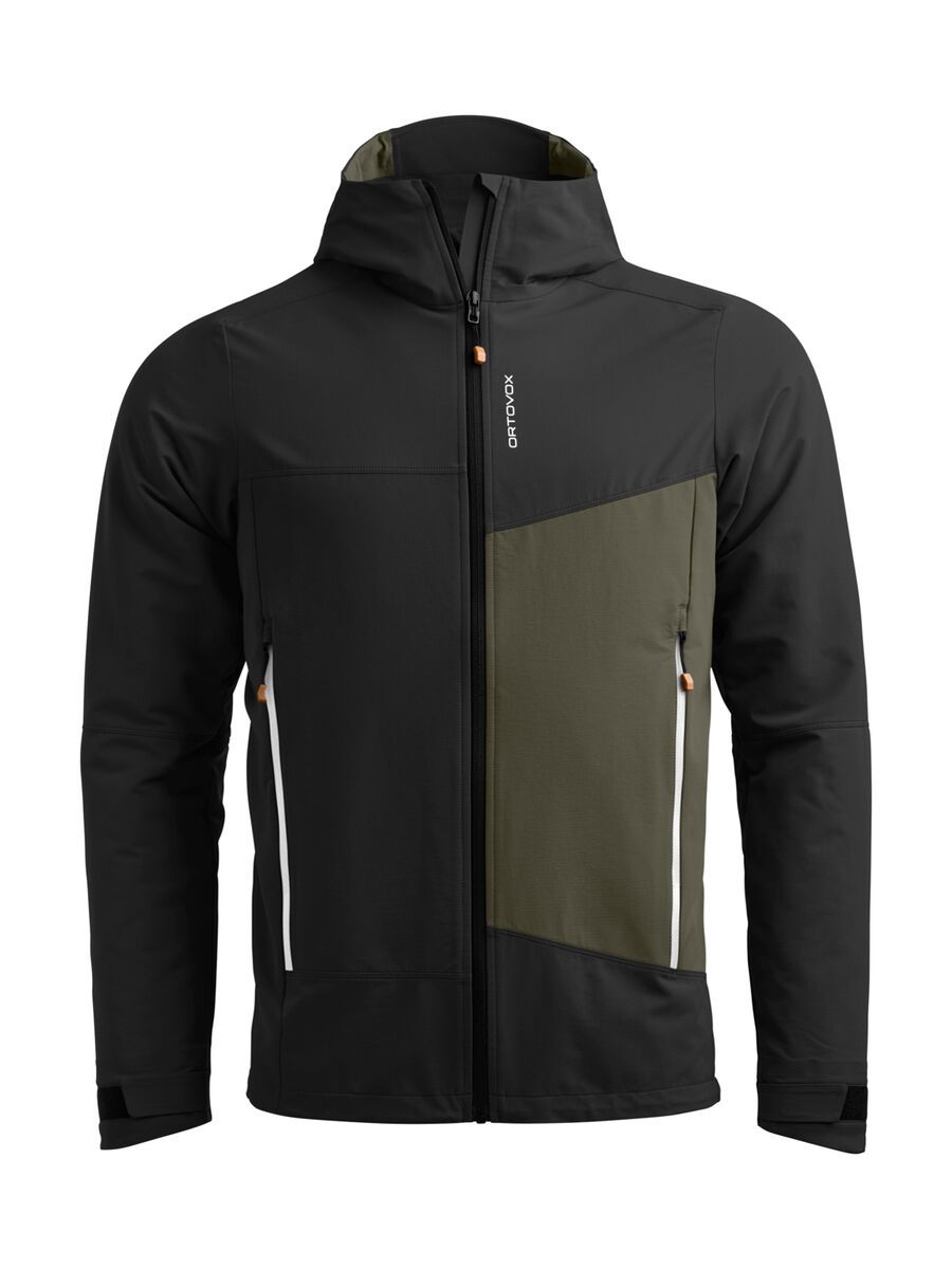 Ortovox Merino Shield Tec Seceda Softshell Jacket M, black raven - Bild 1