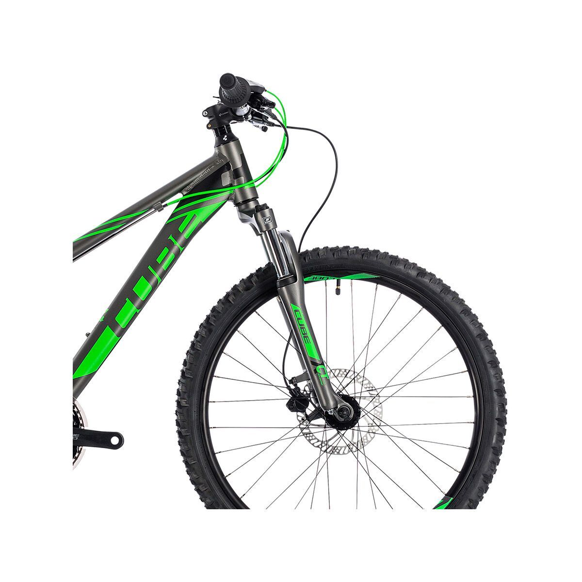 Cube Kid 240 Disc, grey´n´flashgreen - Bild 7