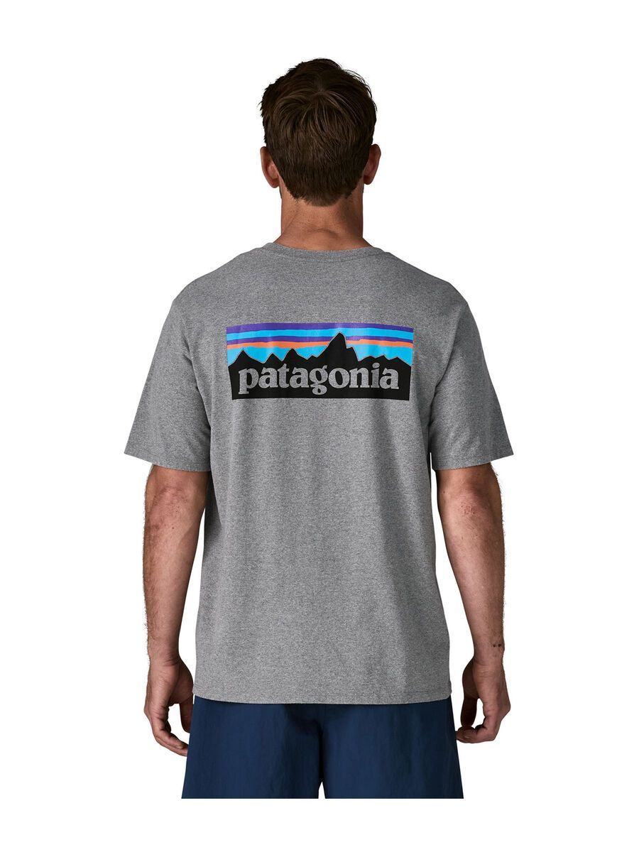 Patagonia Men's P-6 Logo Responsibili-Tee, gravel heather - Bild 4