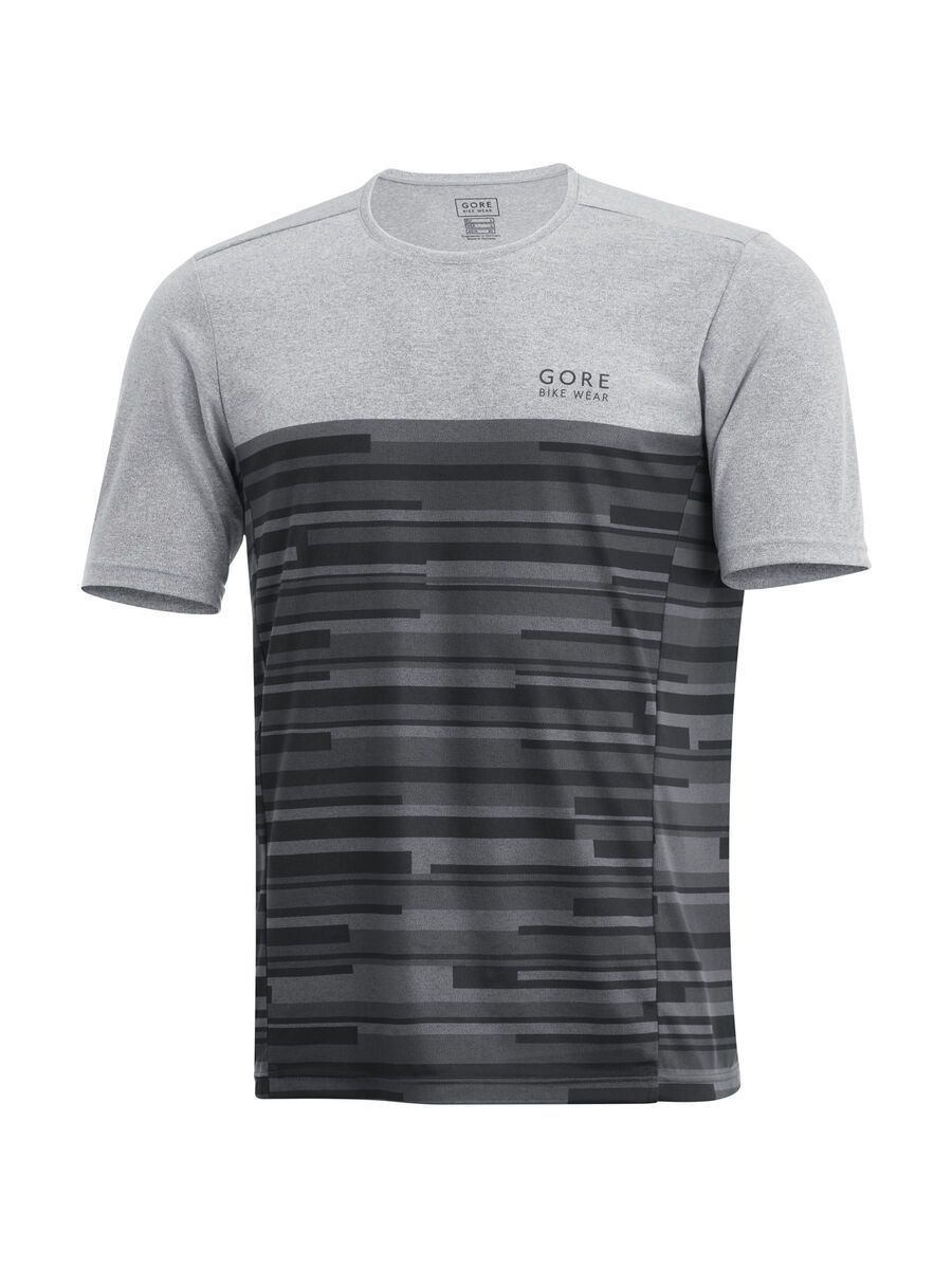 Gore Bike Wear E Stripes Shirt, black/grey melange - Bild 1
