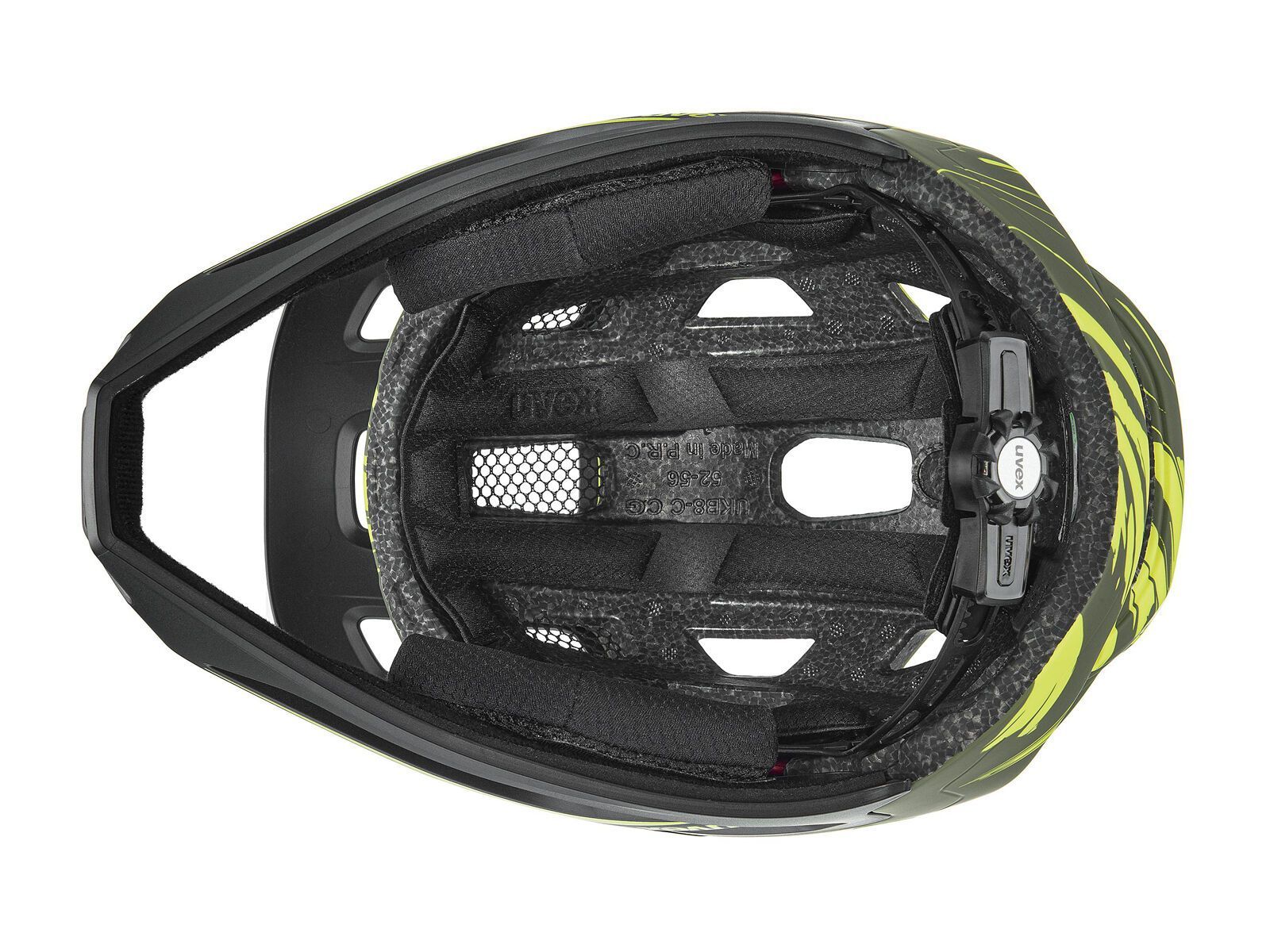 uvex react jr. fullface, dark olive matt - Bild 6