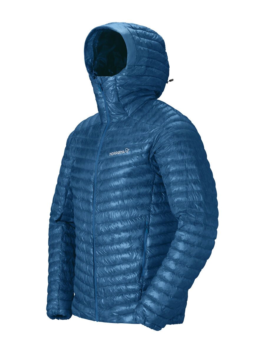 Norrona trollveggen down800 super light Hood M's, dark blue - Bild 2