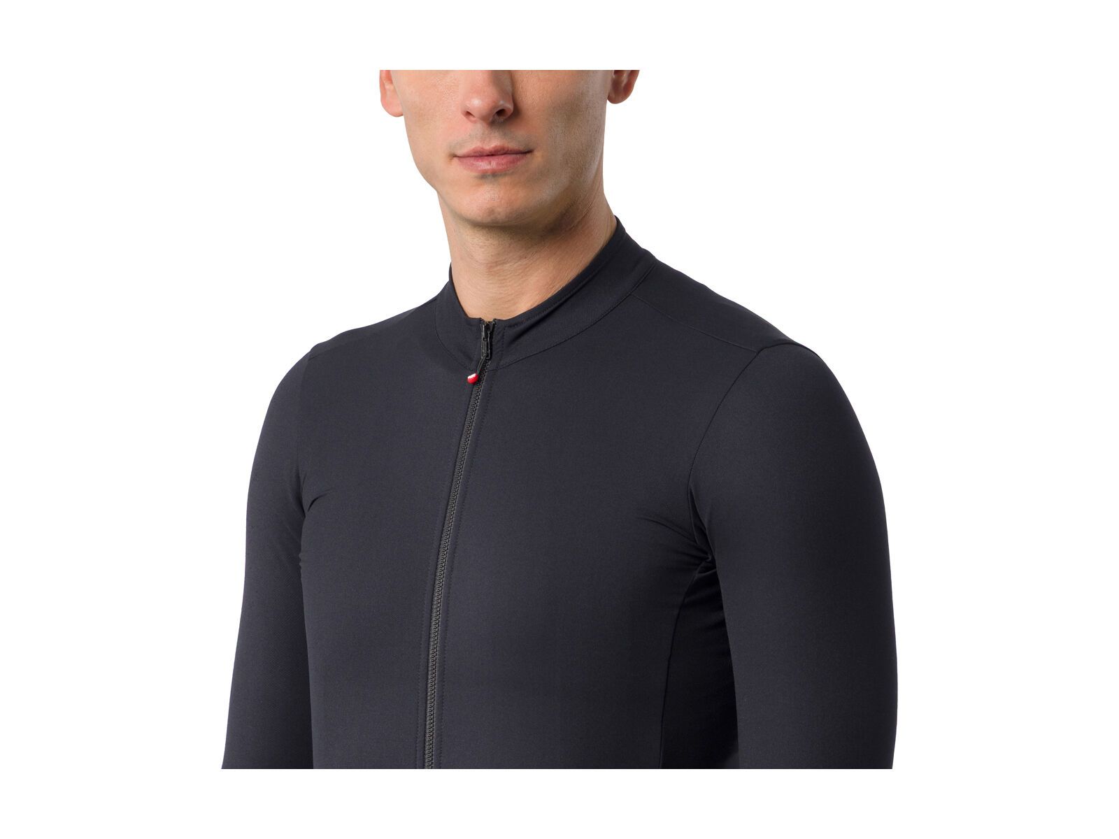 Castelli Thermowoven LS Jersey, black - Bild 4