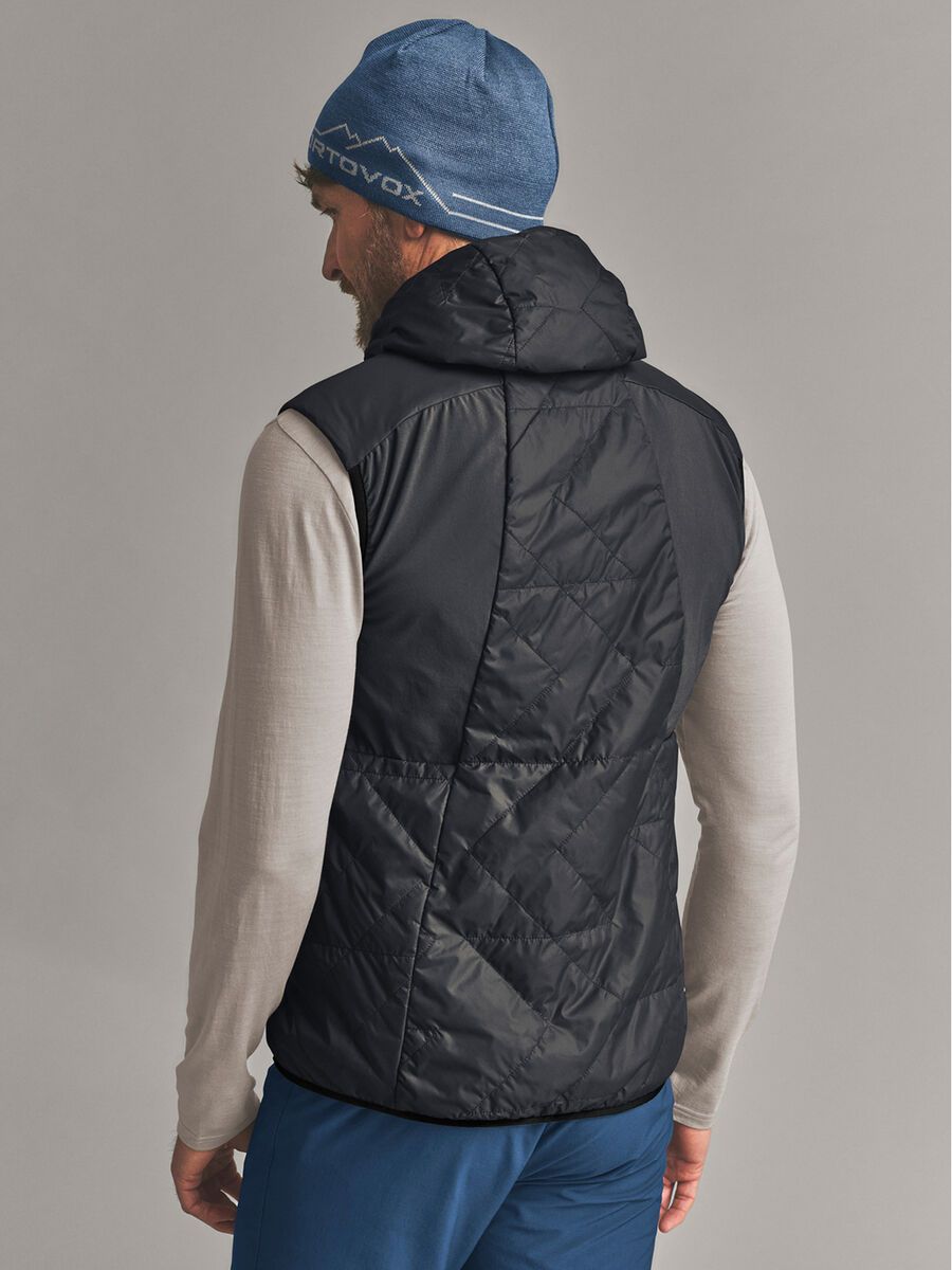 Ortovox Venet Swisswool 60 Vest M, black raven - Bild 6