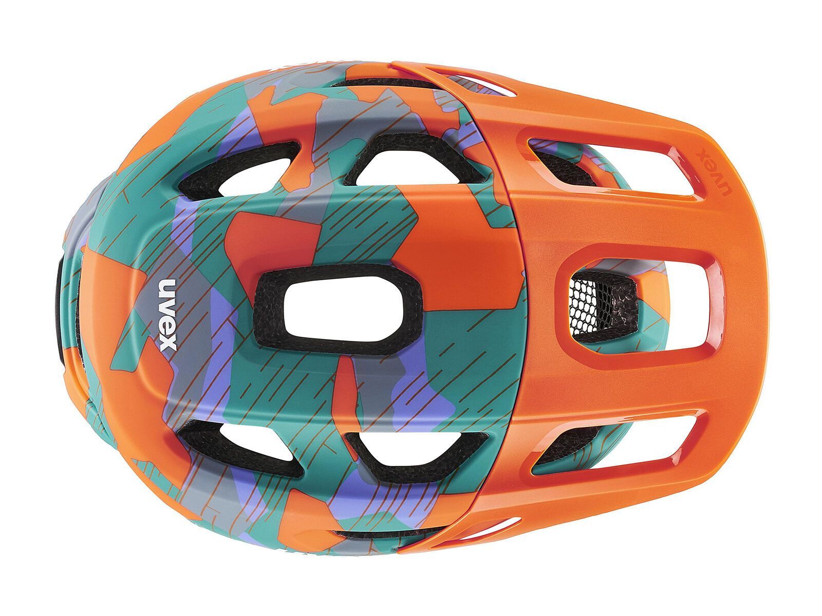 uvex react jr., papaya camo matt - Bild 4