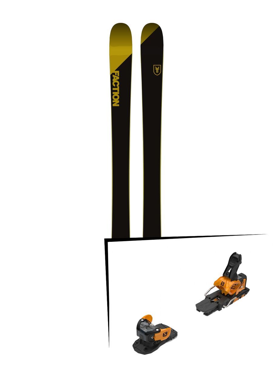 Set: Faction Candide 2.0 2018 + Salomon Warden MNC 13 saffron/black - Bild 1