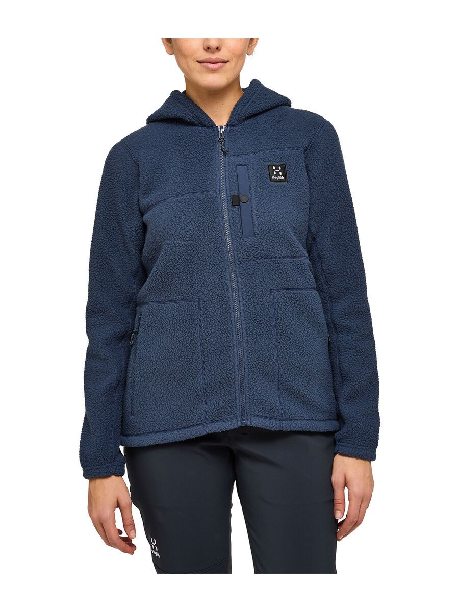 Haglöfs Malung Pile Hood Women, tarn blue - Bild 3