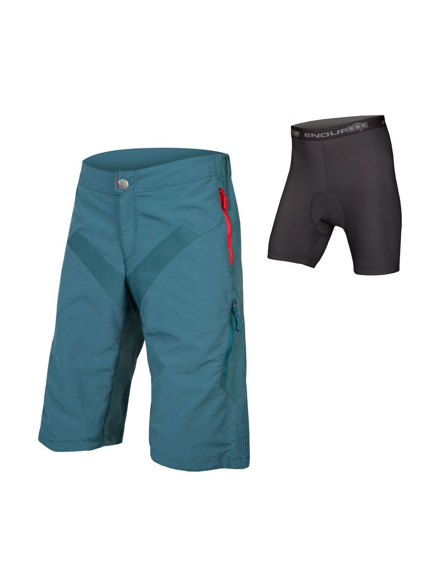 Endura SingleTrack Short with Liner, petrol - Bild 1