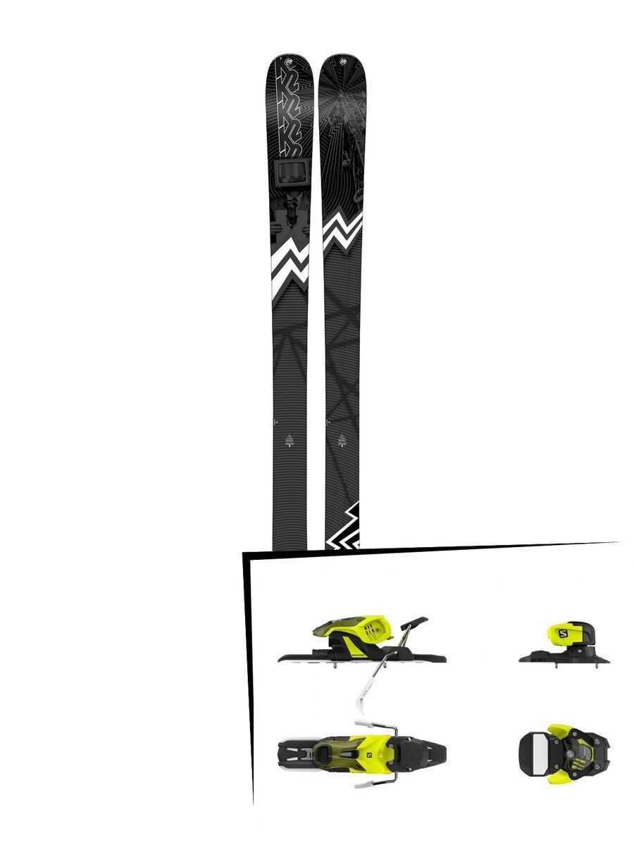 Set: K2 SKI Press 2019 + Salomon Warden 11 yellow/black - Bild 1