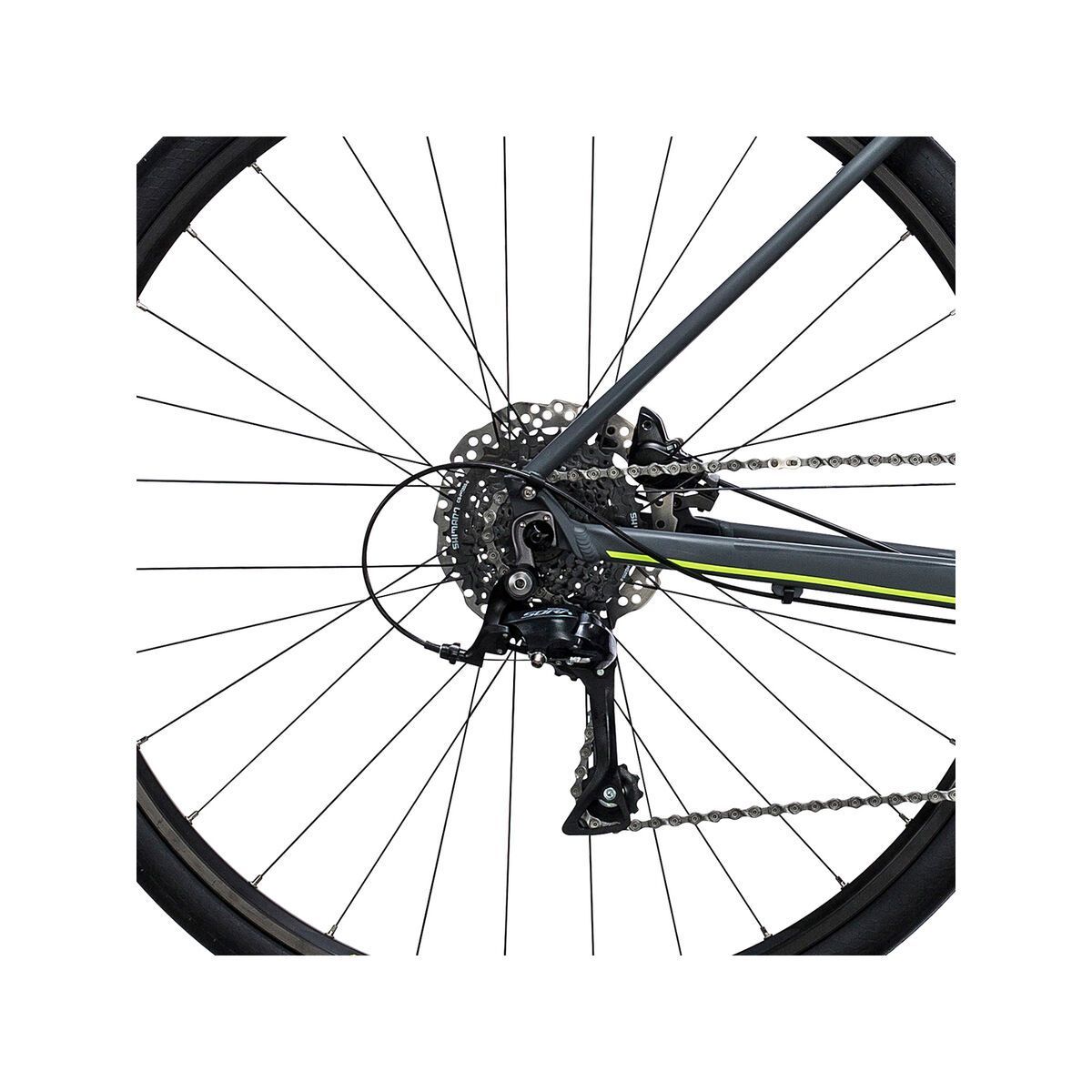 Cube SL Road Pro Trapeze, grey´n´flashyellow - Bild 4