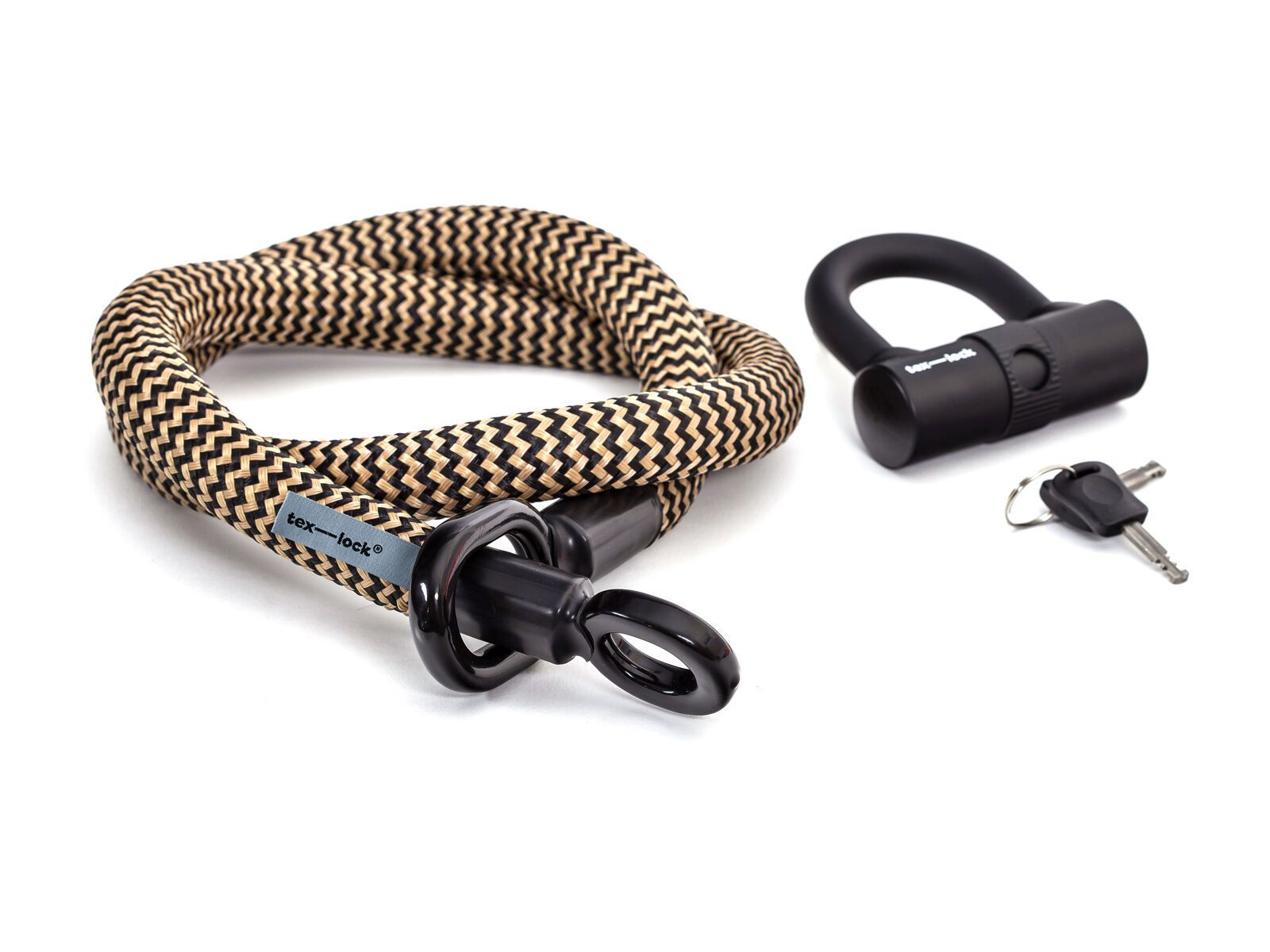 Tex-Lock Eyelet M 120 cm + U-Lock, gold - Bild 2