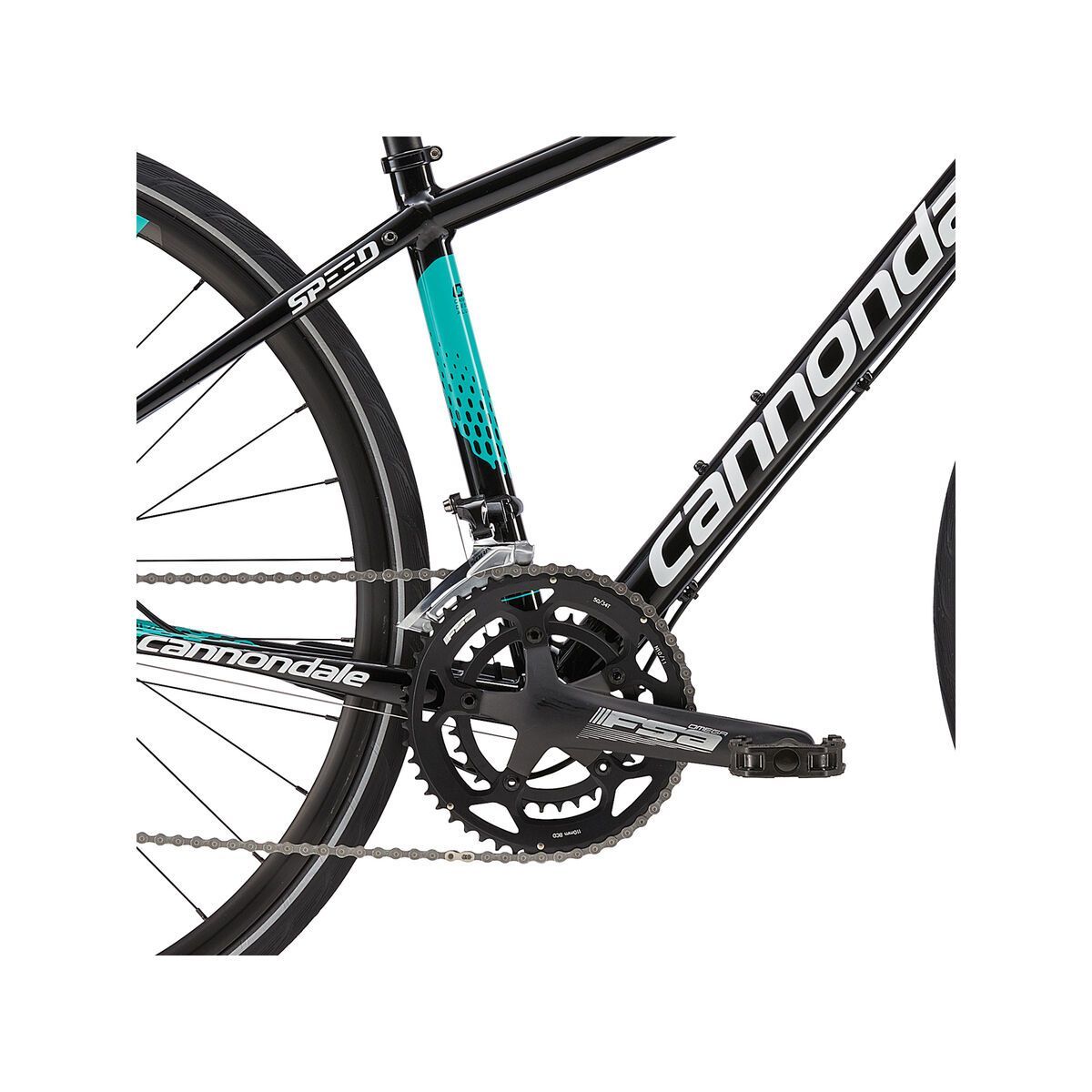 Cannondale Quick Speed Women's 2, jet black w/ jungle, magnesium white, gloss - Bild 3