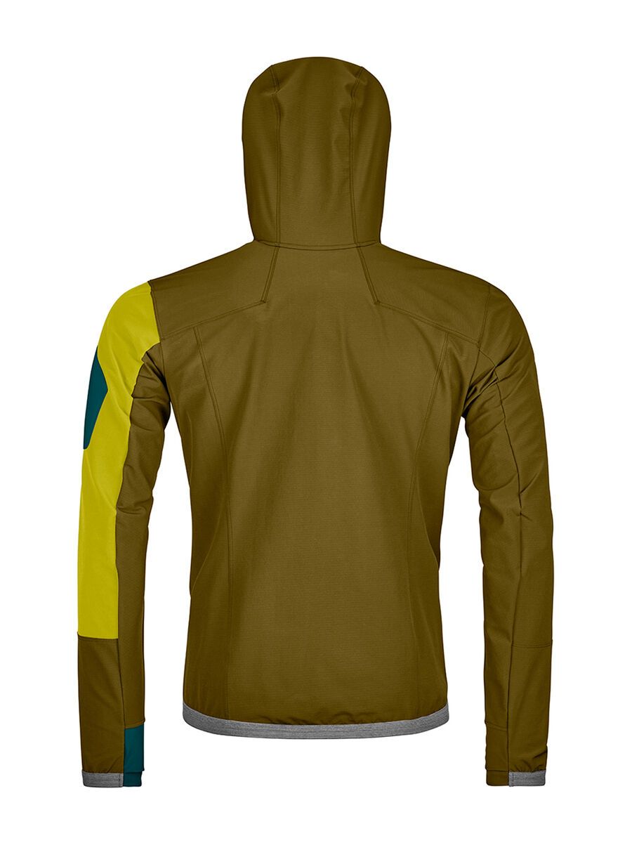 Ortovox Merino Airsolation Berrino Hooded Jacket M, green moss - Bild 2