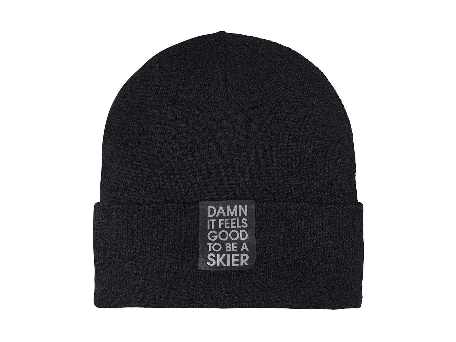 Elevenate Skier Beanie, black solid - Bild 1