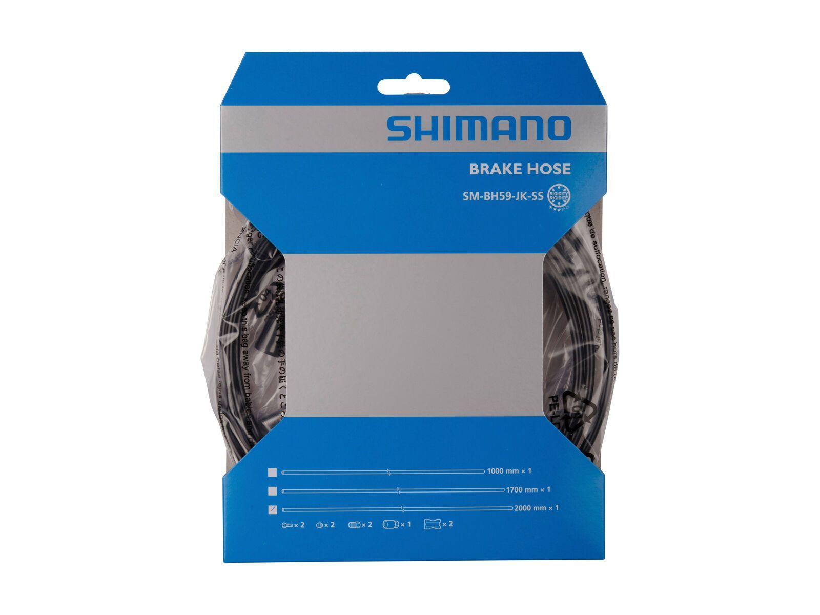 Shimano SM-BH59-JK - 2.000 mm, schwarz - Bild 1