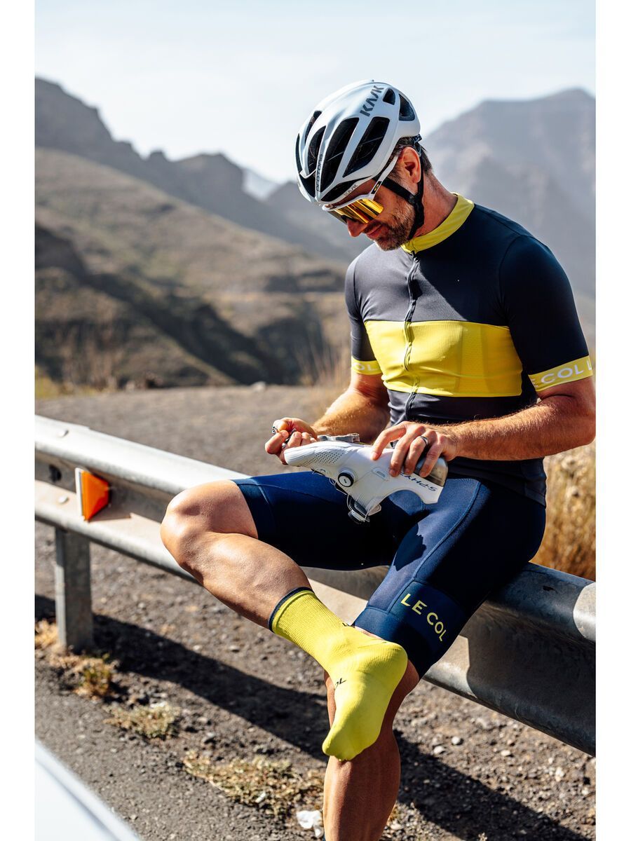 Le Col Sport Bib Shorts II, navy/lime - Bild 13