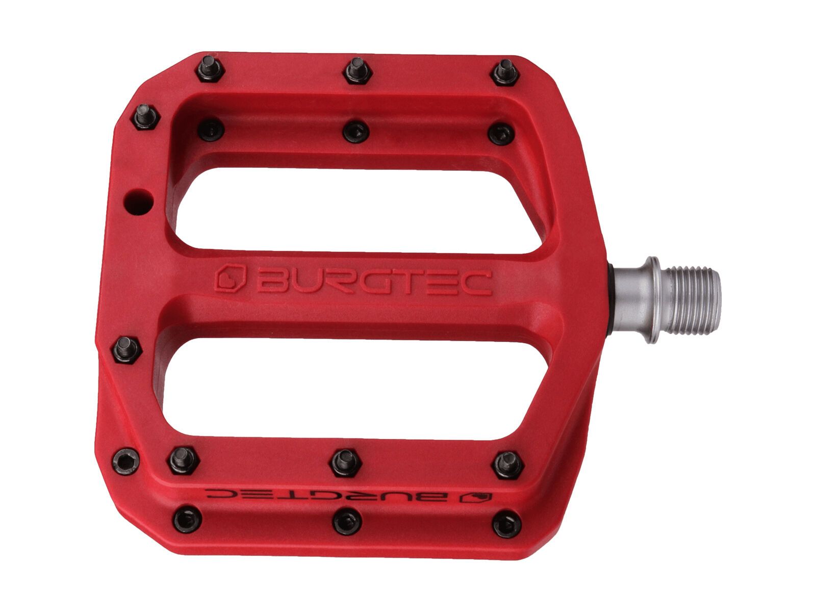 Burgtec MK4 Composite Pedals, race red - Bild 1