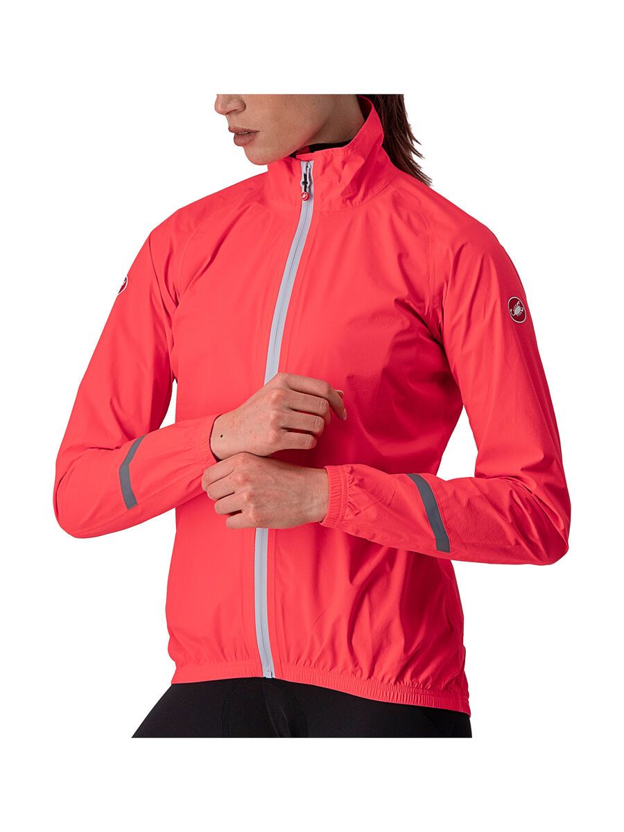 Castelli Emergency 2 W Rain Jacket, brilliant pink - Bild 3