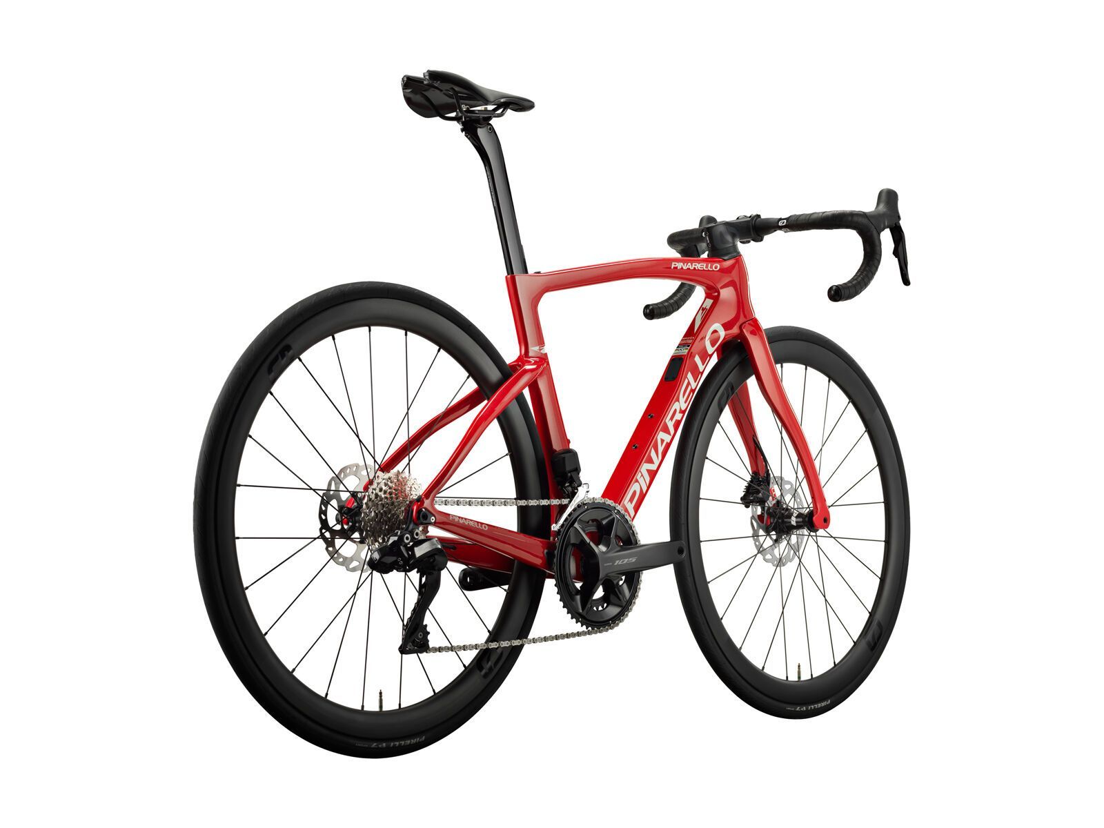 Pinarello F5 105 Di2 2x12 DB / Most Ultrafast Carbon DB HG11, furious red - Bild 3