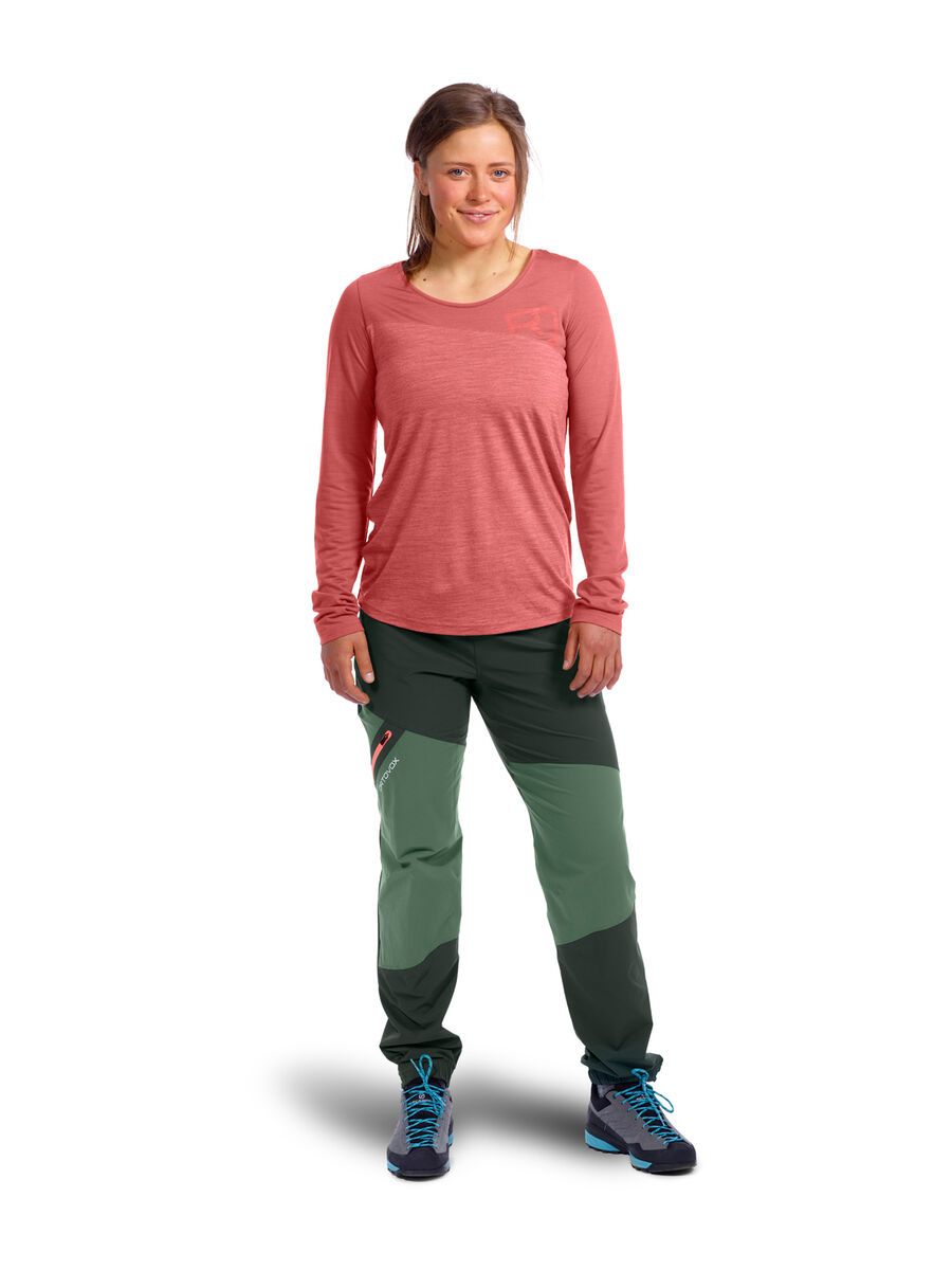 Ortovox 150 Merino Cool Logo LS W, blush - Bild 2
