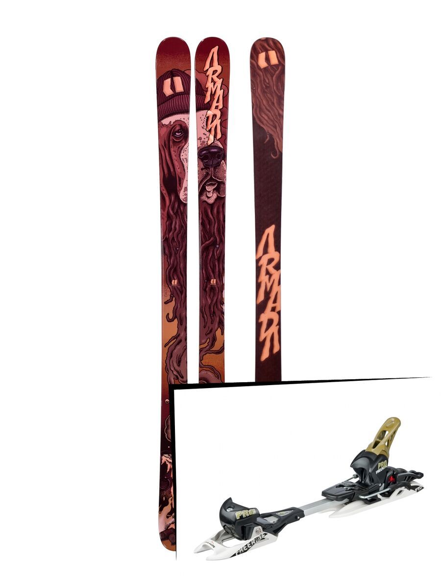 Set: Armada BDog 2019 + Fritschi Diamir Freeride Pro schwarz/oliv - Bild 1