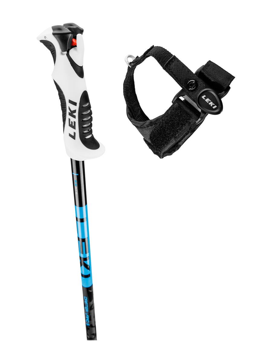 Leki Drifter Vario S, black/cyan/dark anthracite - Bild 3