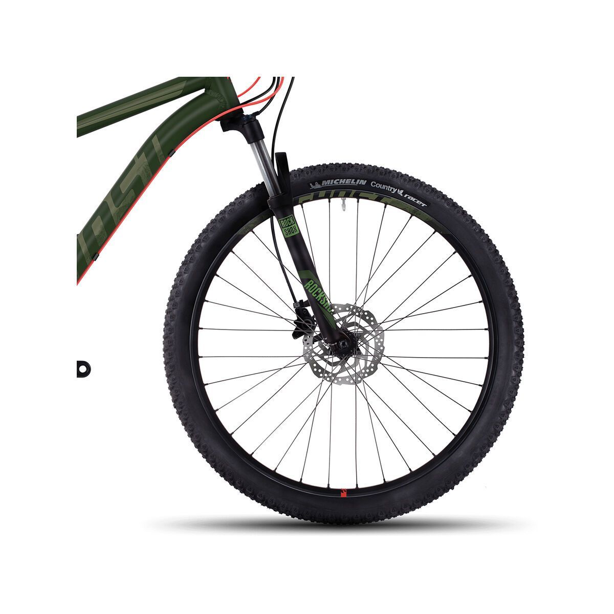 Ghost Kato 5 AL 27.5, forest green/army green/neon red - Bild 2