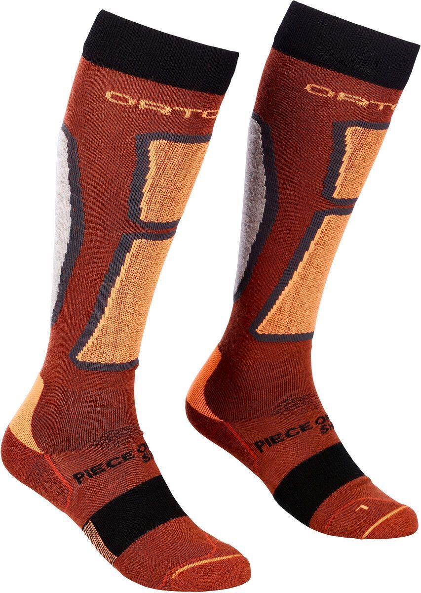 Ortovox Ski Rock'n'Wool Long Socks M, clay orange - Bild 1