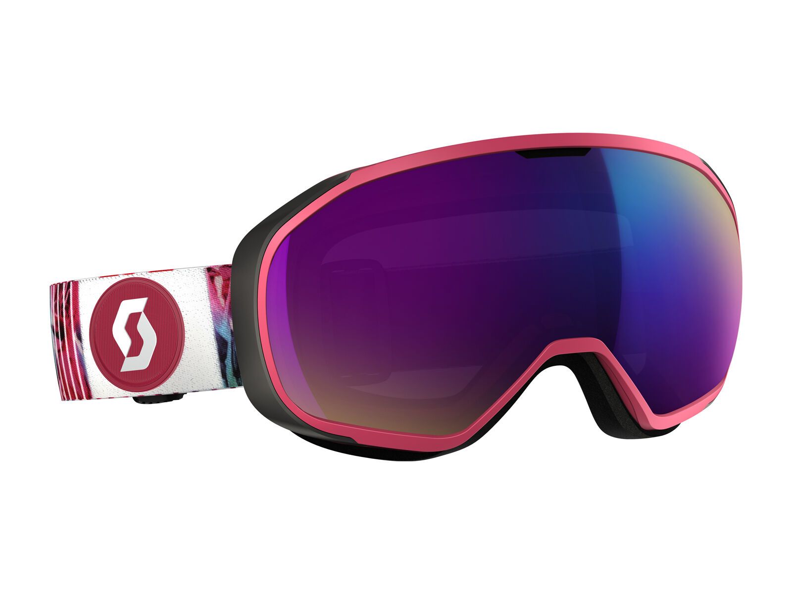 Scott Fix, berry pink white/Lens: amplifier teal chrome - Bild 1