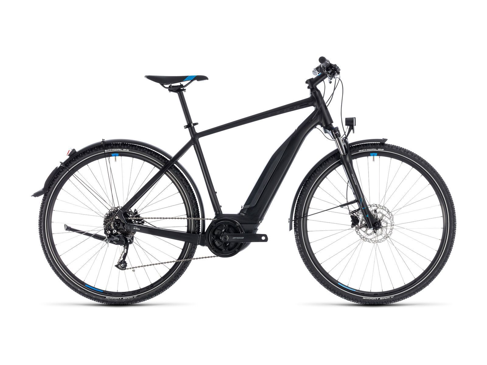 Cube *** 2. Wahl *** Cross Hybrid ONE Allroad 500 2018 | Größe 62 cm, black´n´blue - E-Bike - Bild 1