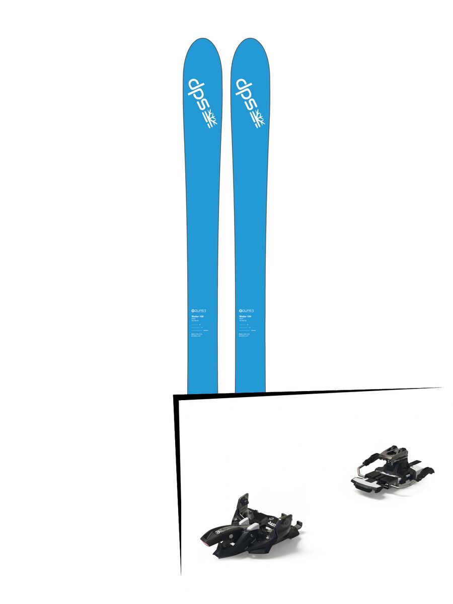 Set: DPS Skis Wailer 106 2017 + Marker Alpinist 12 Long Travel (2319303) - Bild 1