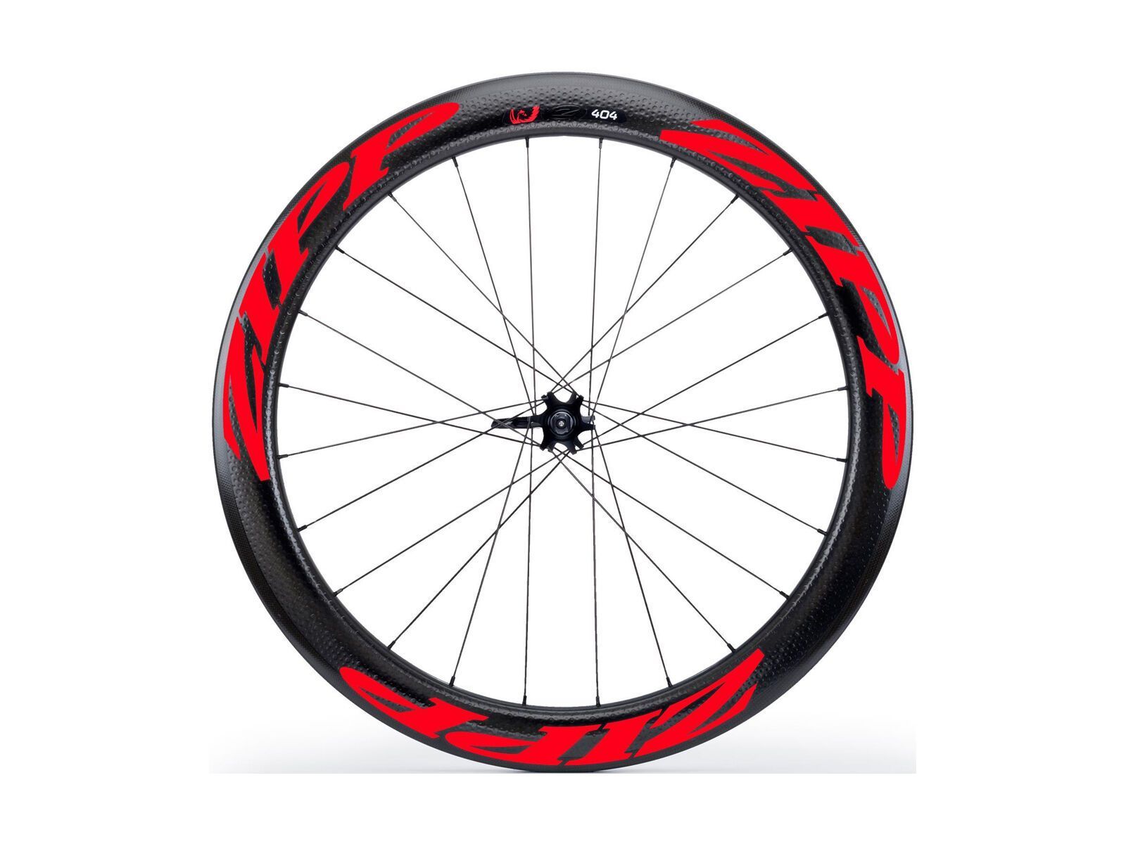 Zipp 404 Firecrest Carbon Clincher Disc-brake, schwarz/rot - Bild 1