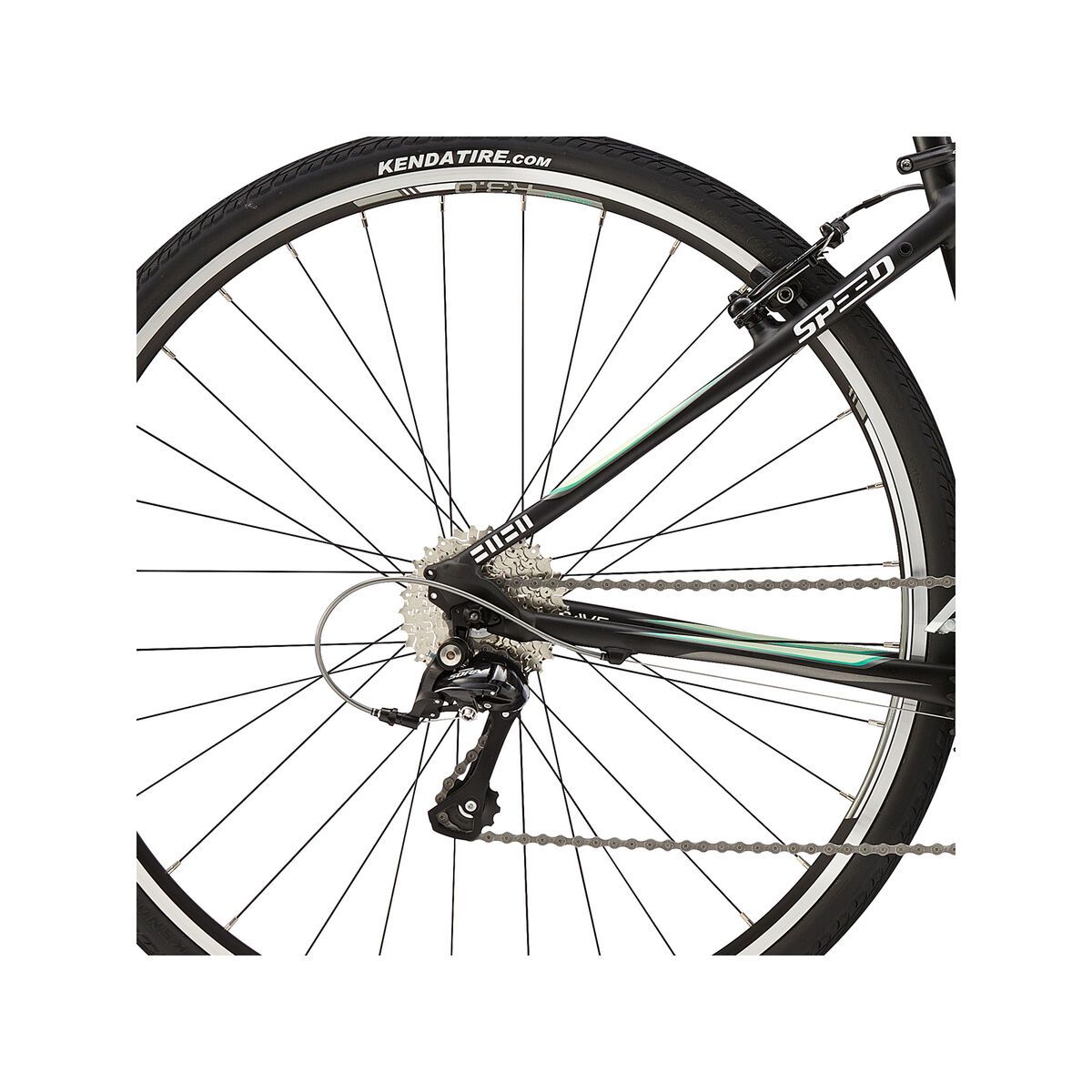 Cannondale Quick Speed Womens 2, jet black with cucumber, jade and magnesium white, matte - Bild 4