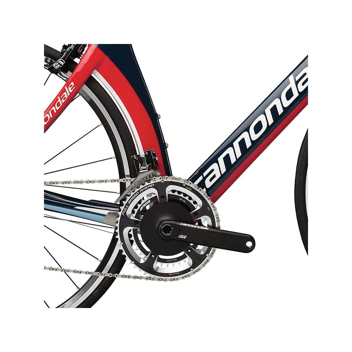 Cannondale Slice Hi-Mod Red, mariner blue w/ race red and 40 blue accents gloss - Bild 2