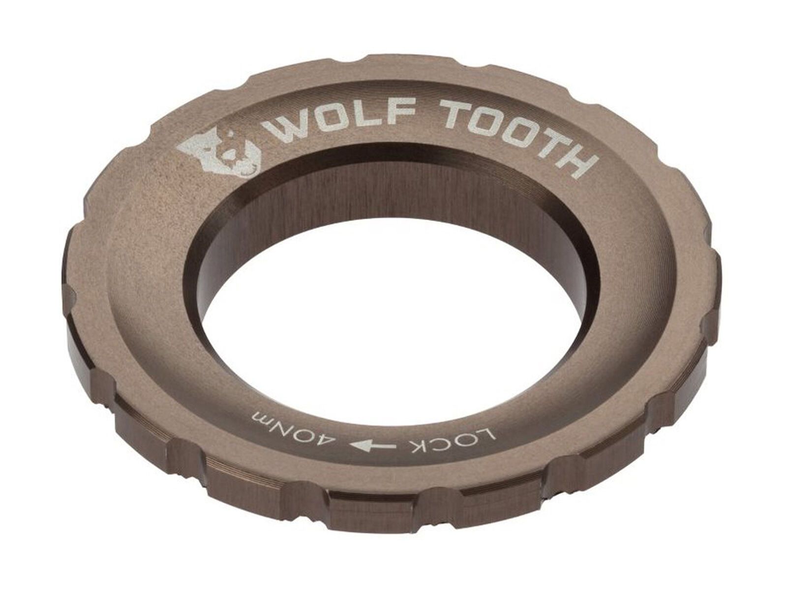 Wolf Tooth Centerlock Rotor Lockring - Außenverzahnung, espresso - Bild 1