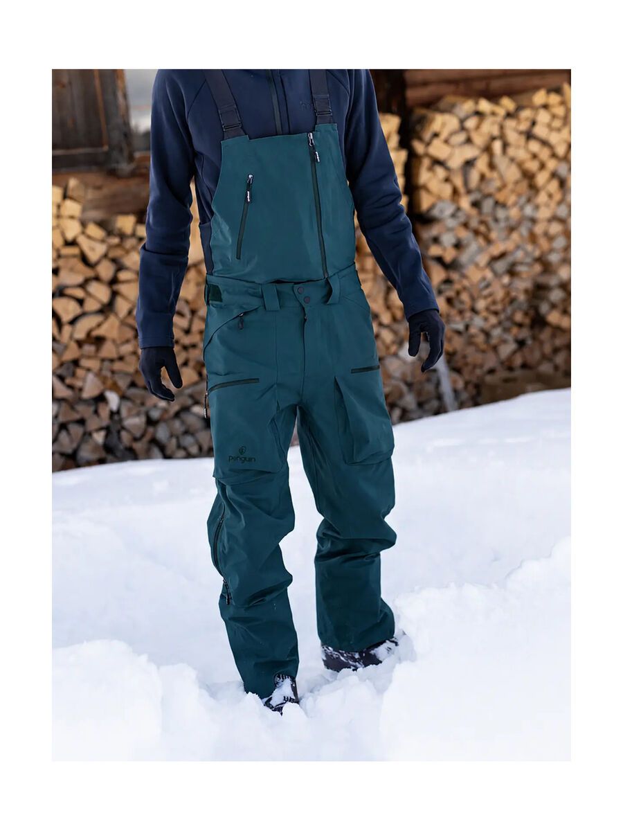 Penguin Männer 3 Lagen Dermizax Shell (Latz-) Hose, seaweed - Bild 2