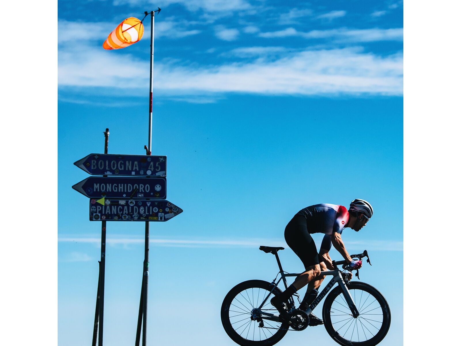 Castelli Aero Race 6.0 Jersey, savile blue/pro red - Bild 11