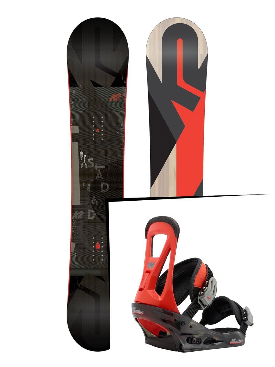 Set: K2 Standard 2018 + Burton Freestyle redrum - Bild 1