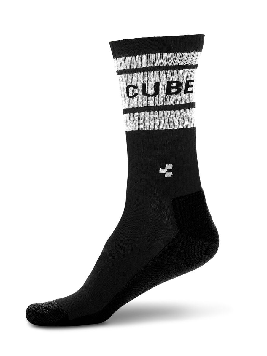Cube Socke After Race High Cut, black´n´white - Bild 1