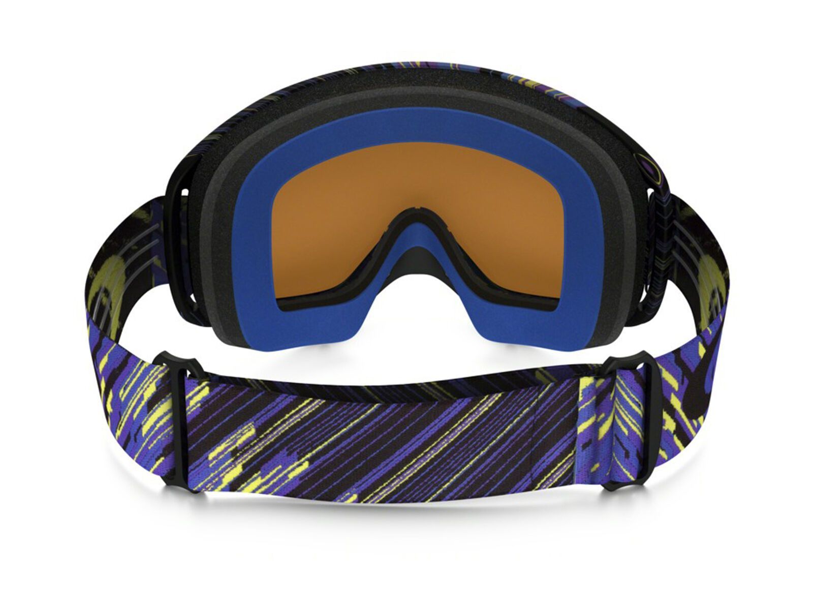 Oakley O2 MX inkl. Wechselscheibe, rain of terror blue purple/Lens: black ice iridium - Bild 3